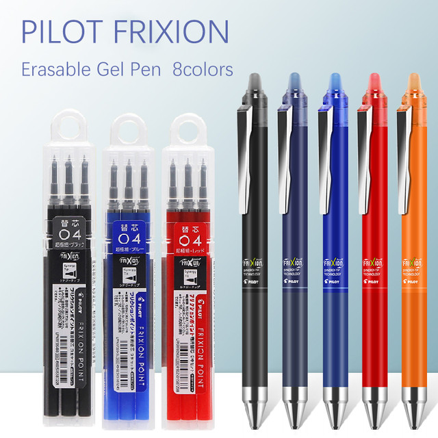 Erasable Frixion Pilot Refills  Frixion School Erasable Pens - Erasable  Gel Pen - Aliexpress